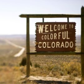 Welcome Sign Colorado