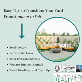 Easy Tips to Transition Your Yard From Summer to Fall